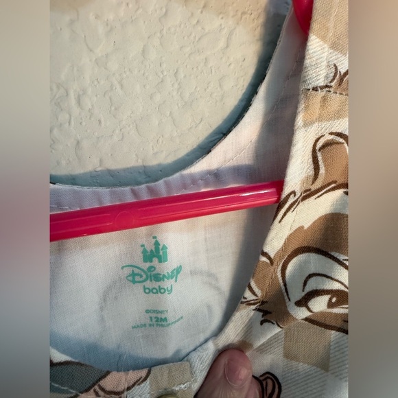 Bambi Disney Baby Girl Shortall 12 Month Bubble Snap - Picture 4 of 4